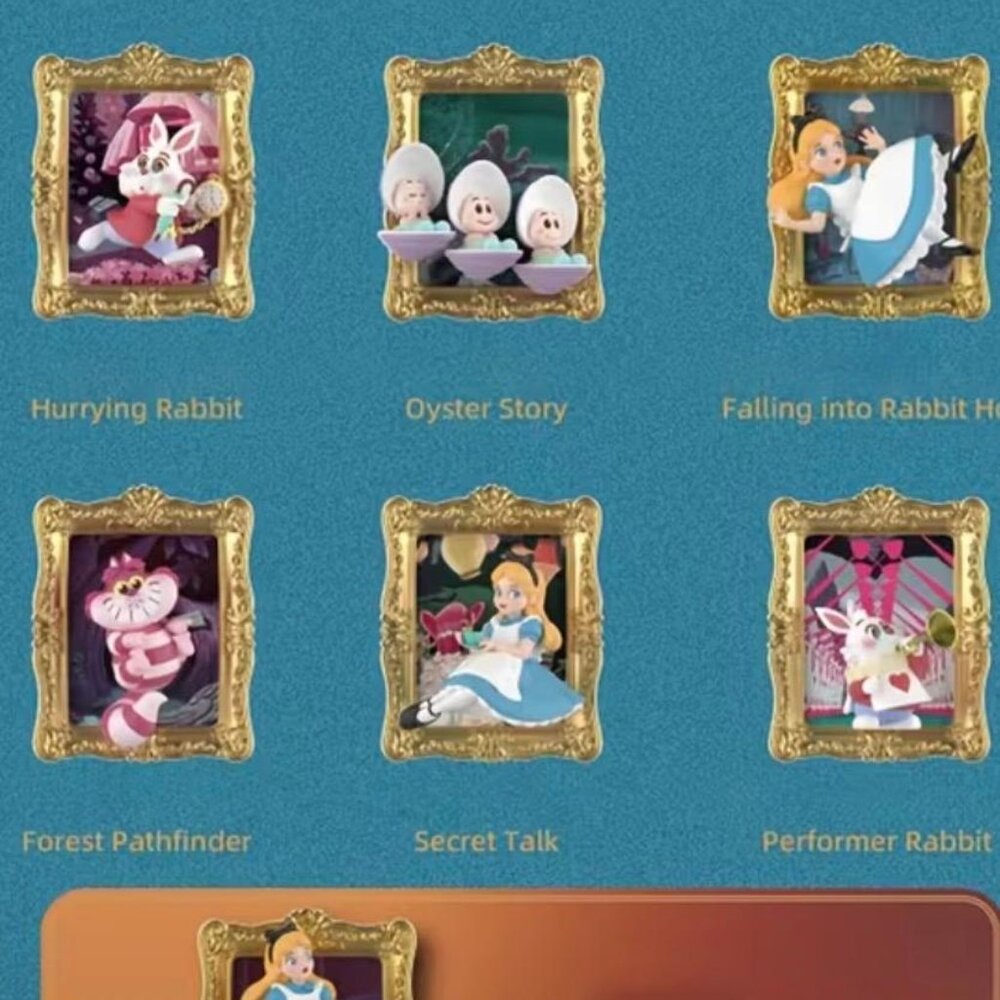 NEW-ALICE IN WONDERLAND (COLLECTORS BUNDLE) BLINDBOX,VINTAGE STYLE CARD NO DVD - Picture 4 of 7